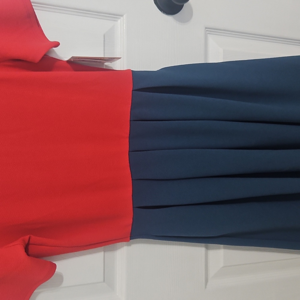 LuLaRoe Vibrant Red Amelia Dress